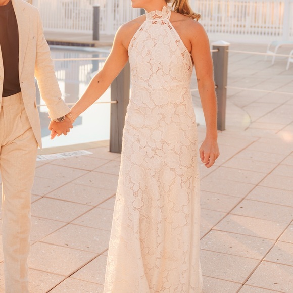 For Love And Lemons White Lace Maxi Dress - Picture 7 of 7